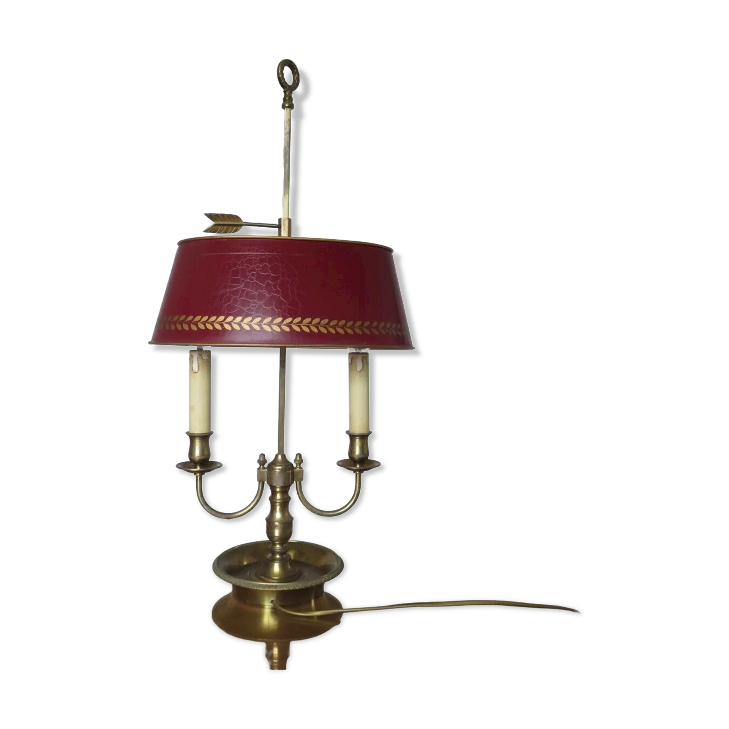 Lampe bouillotte style empire edition Lucien Gau
