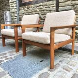 Pair of Danish armchairs 1970