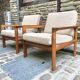 Paire de fauteuils danois 1970