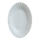 Vintage oval serving dish white twisted porcelain Limoges Haviland