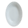 Vintage oval serving dish white twisted porcelain Limoges Haviland