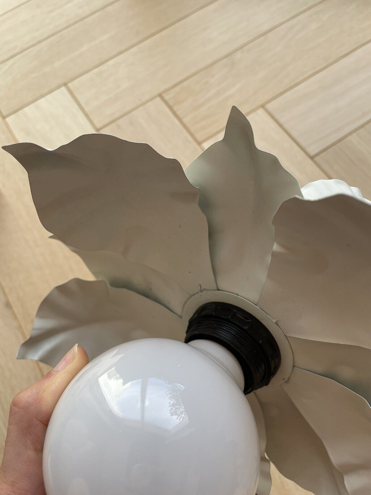 Wall lamp shape flowers