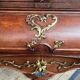 Rococo-style secretary. Solid oak, hand-painted. France. 18th century.