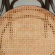 Set of 4 original vintage Thonet design webbing chairs model Long John