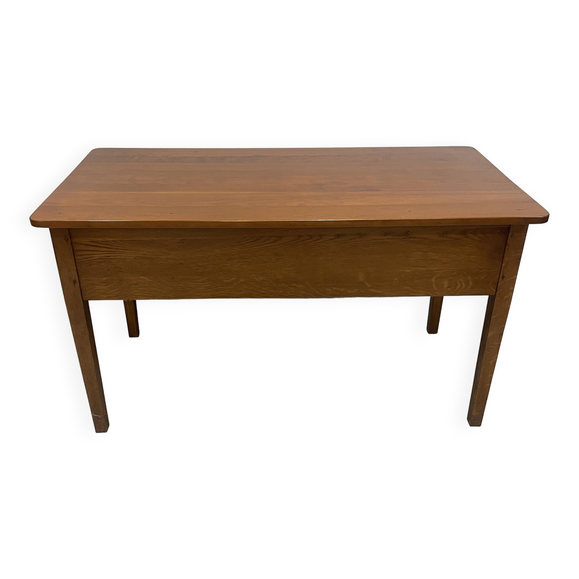 Beautiful natural wood desk from Chez Grange