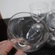 Set of 4 Vintage Finely Etched Stemmed Red Wine Glasses