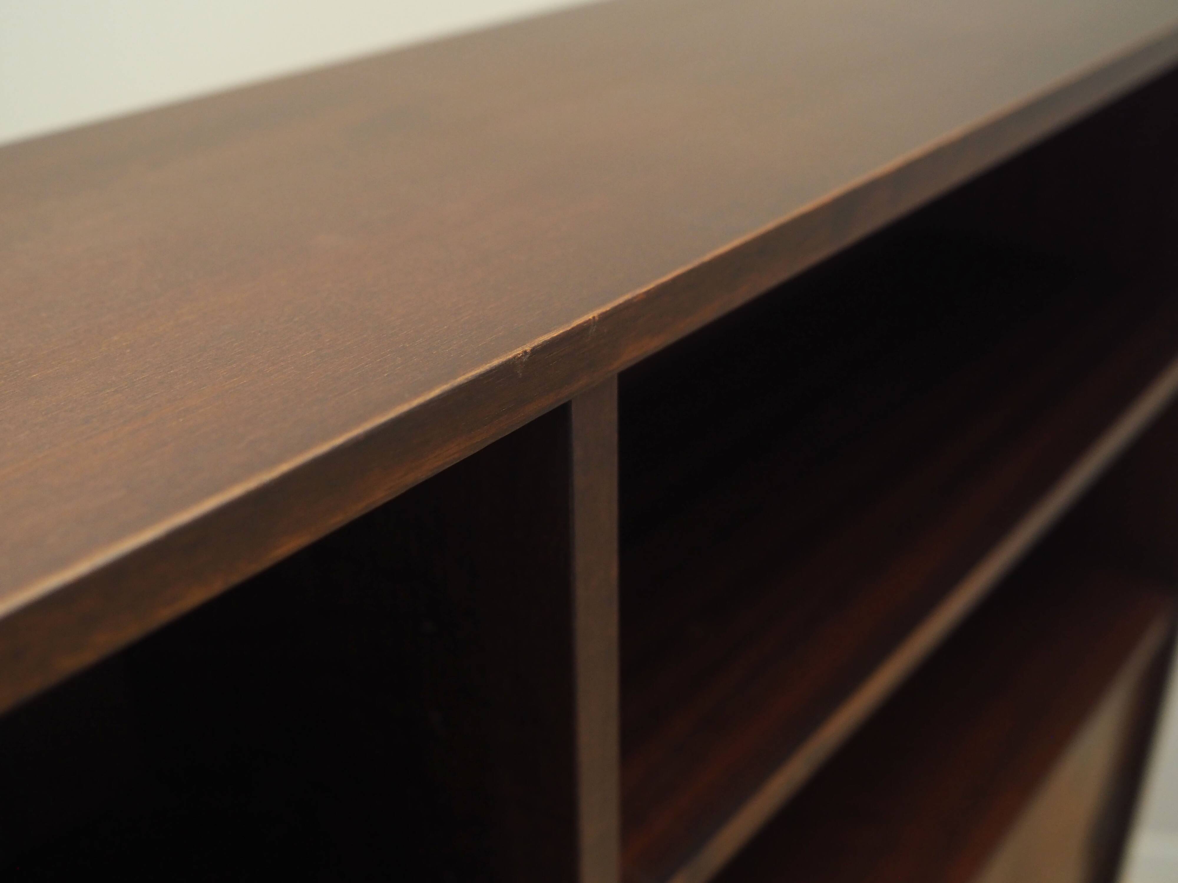 Rosewood bookcase, Danish design, 1970s, production: Farsø Møbelfabrik
