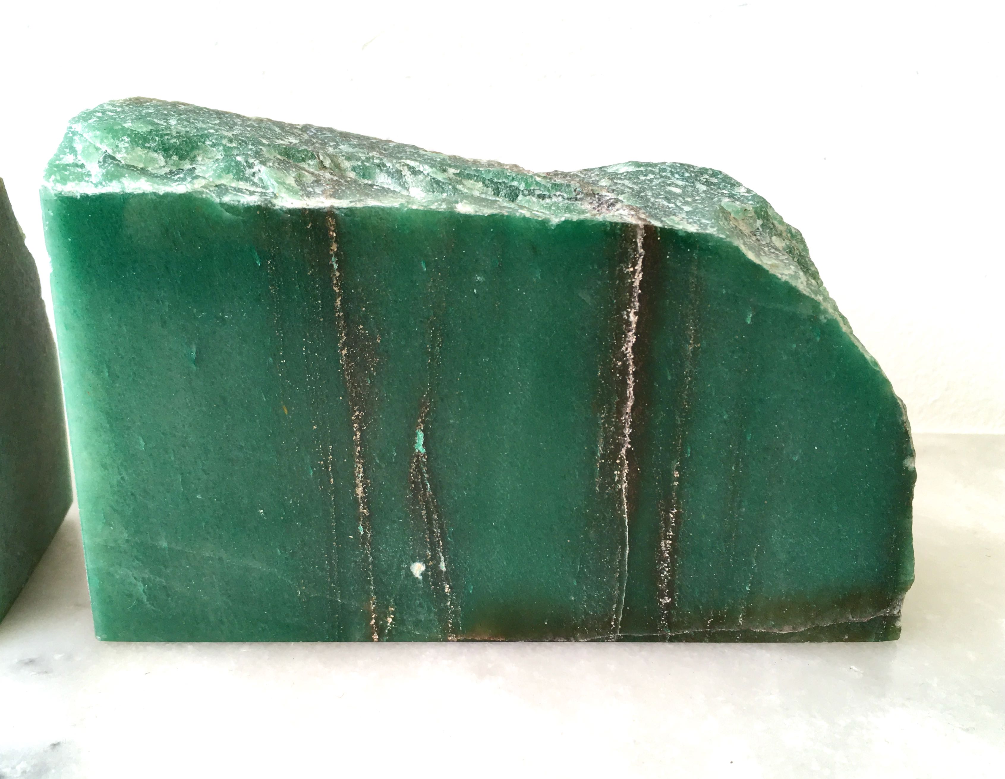 Serre-livres en malachite