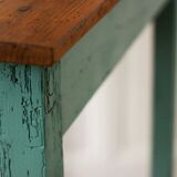 Patinoed wooden table