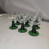 9 Alsace wine glasses from the 70s