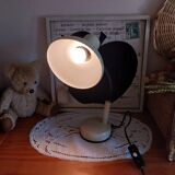 Vintage enamelled metal articulated desk lamp