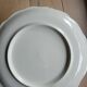 3 scalloped dessert plates