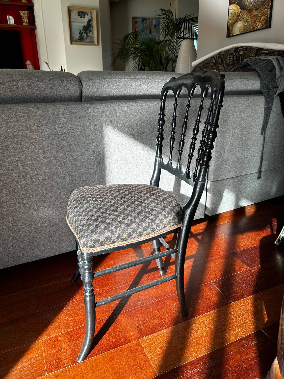 Black Napoleon III chair