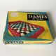 Ancien jeu de dames de voyage
