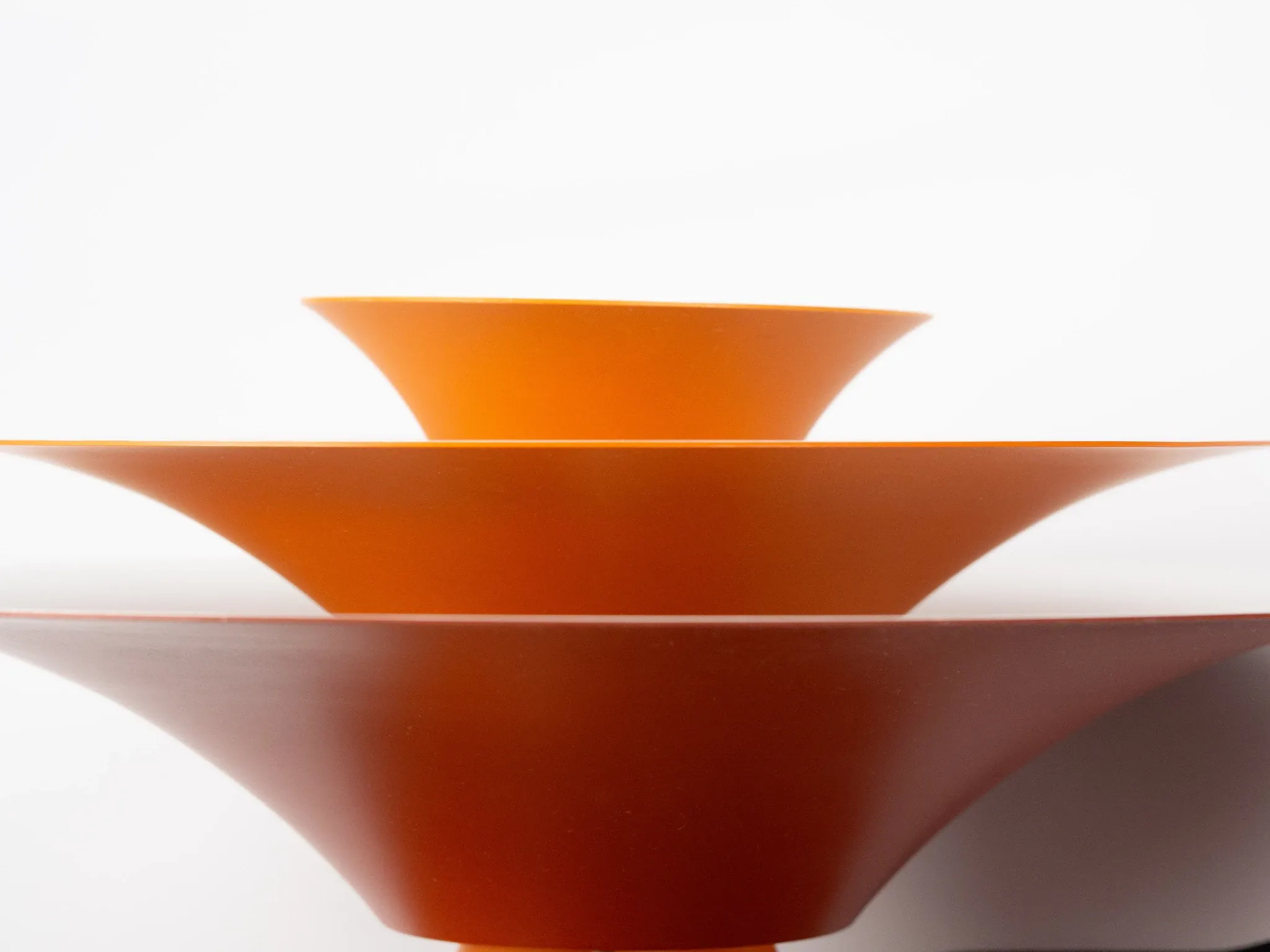 Danish vintage Radius pendant lamp by Erik Balslev, Fog og Morup, 1977