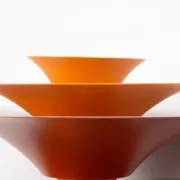 Danish vintage Radius pendant lamp by Erik Balslev, Fog og Morup, 1977