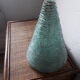 70s glass and metal slat design lamp