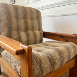 Fauteuil en pin vintage 70/80