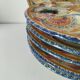 6 oyster plates Henriot Quimper decor 137 hand-painted