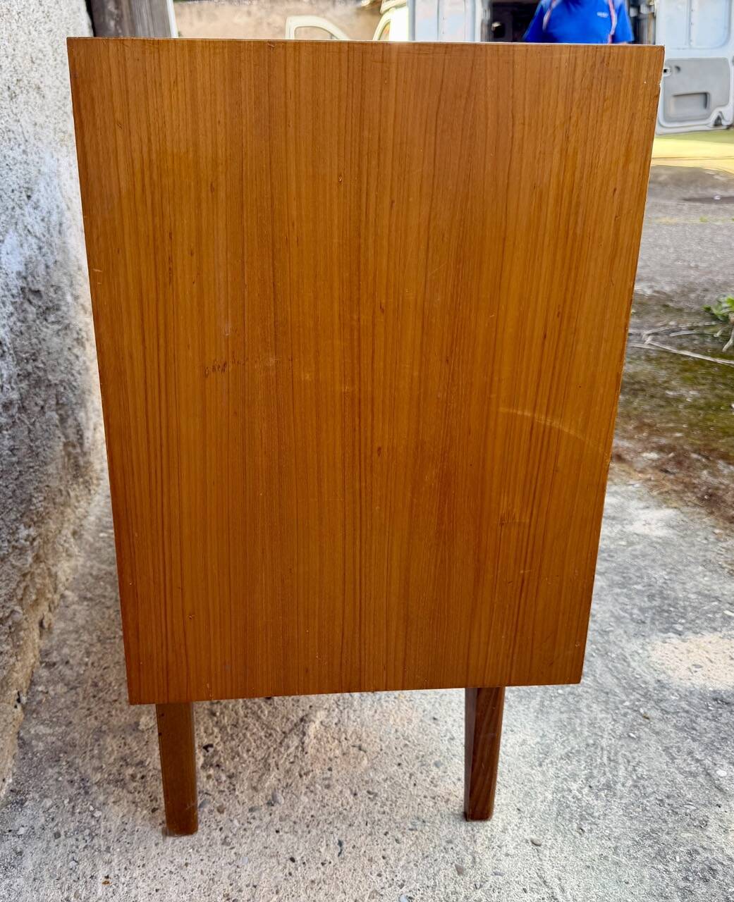 ✨ Superb Scandinavian sideboard convertible into a dressing table – Teak – 1950s