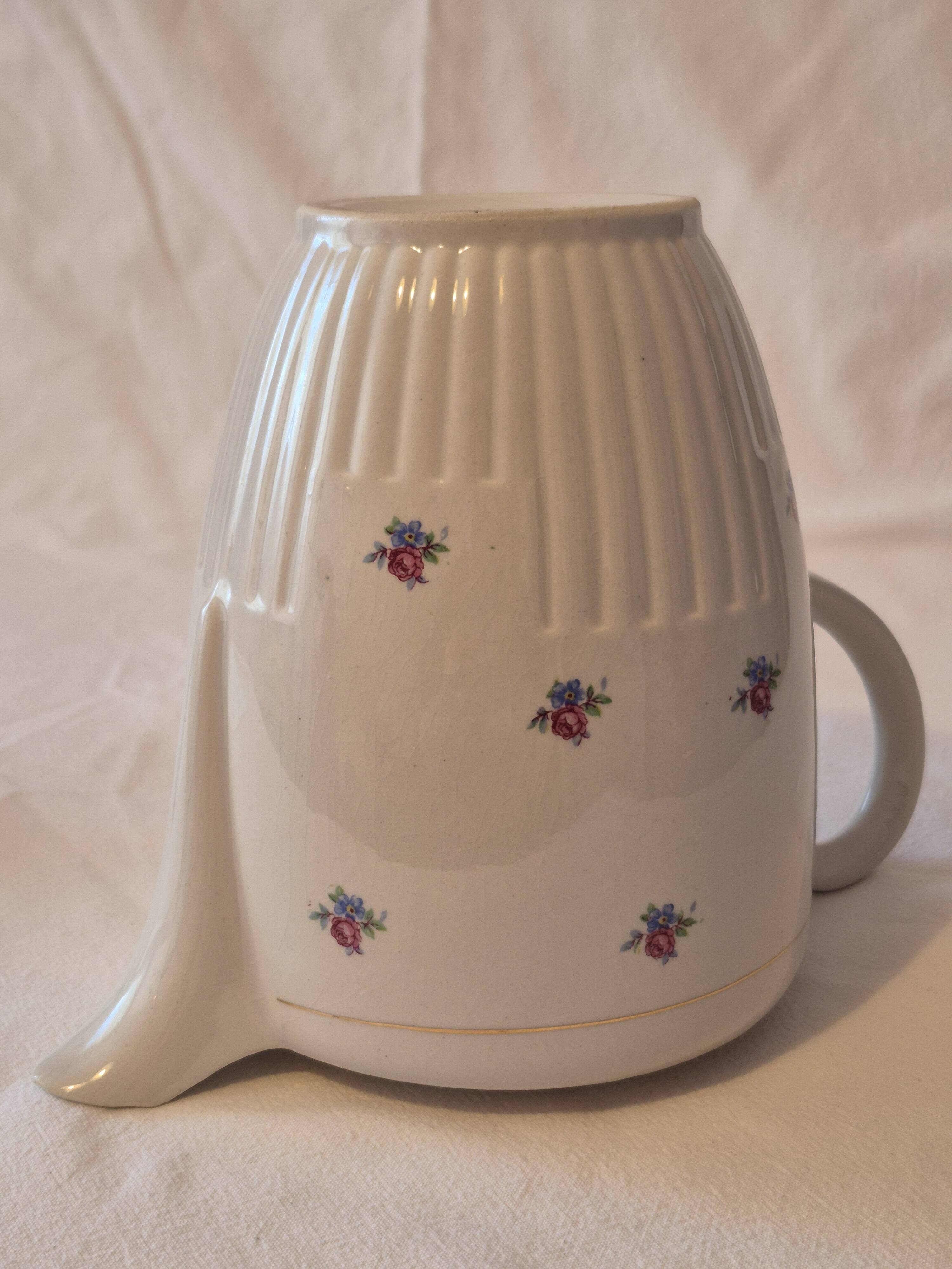 Coffee pot half-porcelain Lunéville Keller and Guerin A585