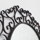 Miroir Chaty Vallauris en fer forgé 48cm