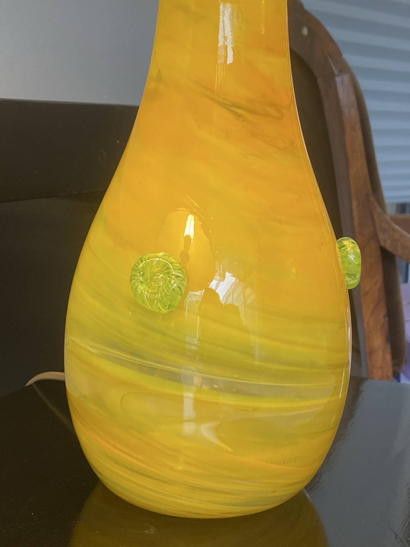 Lampes Murano en duo vintage années 90 / 2000