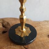 Vintage brass and marble lamp