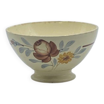 Large antique ceramic bowl from Digoin Sarreguemines