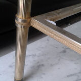 Marble and brass harness