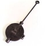 Antique Waffle Iron. French Godin Waffle Maker. Cast Iron Waffle Pan.