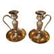 Brass candlesticks