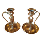 Brass candlesticks