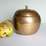 Box brass apple vintage 1960/70