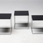 PK71 nesting tables by Poul Kjærholm for E. Kold Christensen, early production from 1960.