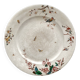 Round polychrome ironstone platter "Nella" by Jules Vieillard, Bordeaux