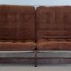 Scandinavian two-seater oak sofa, 1960s