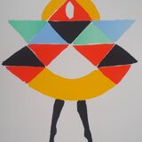 Sonia Delaunay: Carnival - Signed lithograph