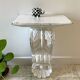 White Patinated Wall Console Shelf