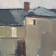 Original Swedish Oil on Canvas – “Sage House” by Gustav‑Adolf Johansson – Signed – Vintage & Framed