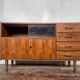 Vintage TV / hi-fi cabinet sideboard - 50/60 - Scandinavian style