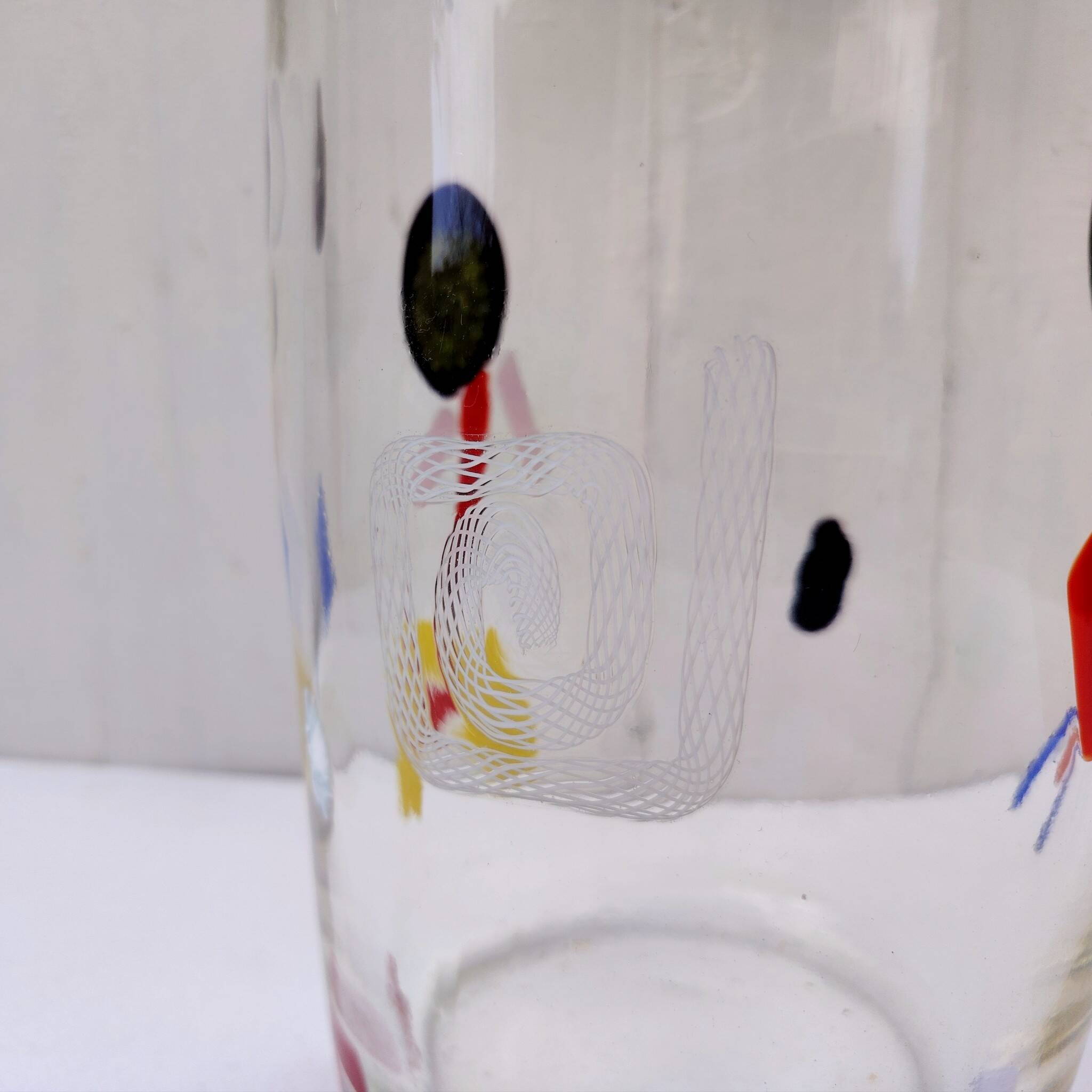 Large vase, blown glass, Murano, Paolo Crepax
