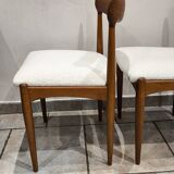 4 vintage Scandinavian teak chairs by Johannes Andersen 1960