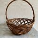 Panier osier rond