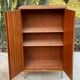 Scandinavian wooden chest of drawers sideboard cabinet with 2 doors 123cm