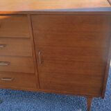 Asymmetrical chest of drawers