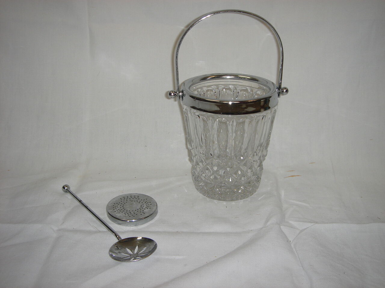 Ice bucket and its 1960 spoon