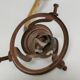 Opaline porcelain brass wall lamp early twentieth century