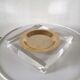 Empty cup pocket Plexiglas ashtray lucite design 70s