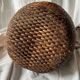 Early 20th century Chinese grain basket made of woven willow